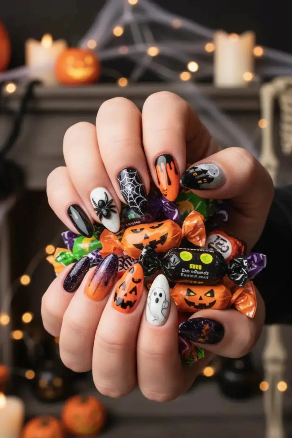 10 Spooky and Fun Halloween Nails Designs to Try 1 Halloween Nails