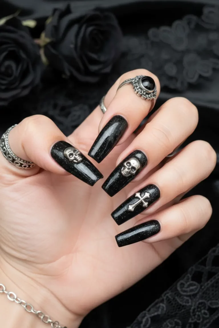 Coffin Nails 2025: The Bold, Edgy Nail Shape That’s Taking Over 2 coffin nails