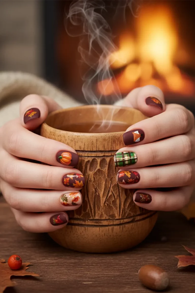 Fall Nails 2025: Warm, Cozy, and Trendy Nail Designs for the Season 15 fall nails