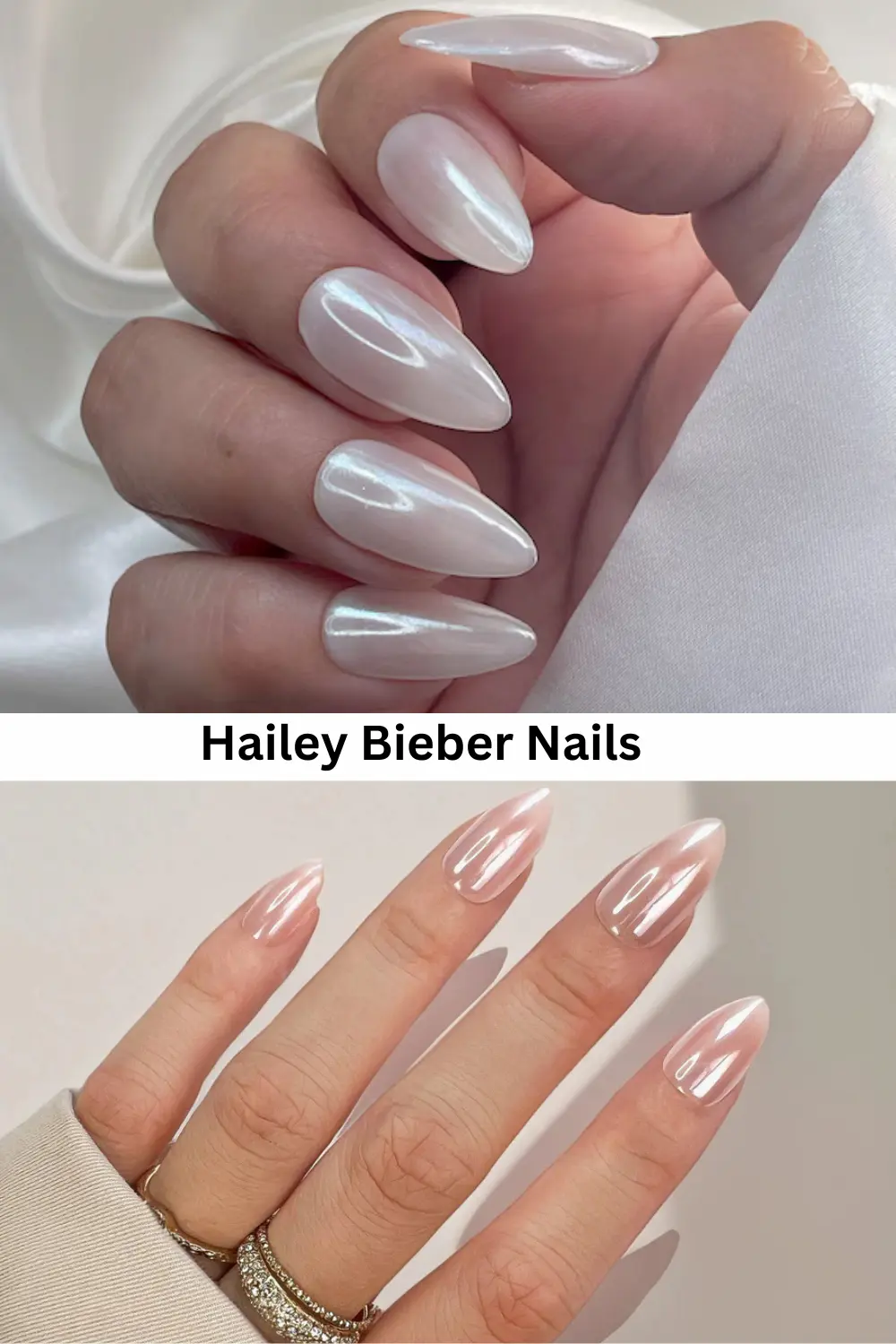 Hailey Bieber Nails: The Trend Everyone Wants to Try 1 hailey bieber nails