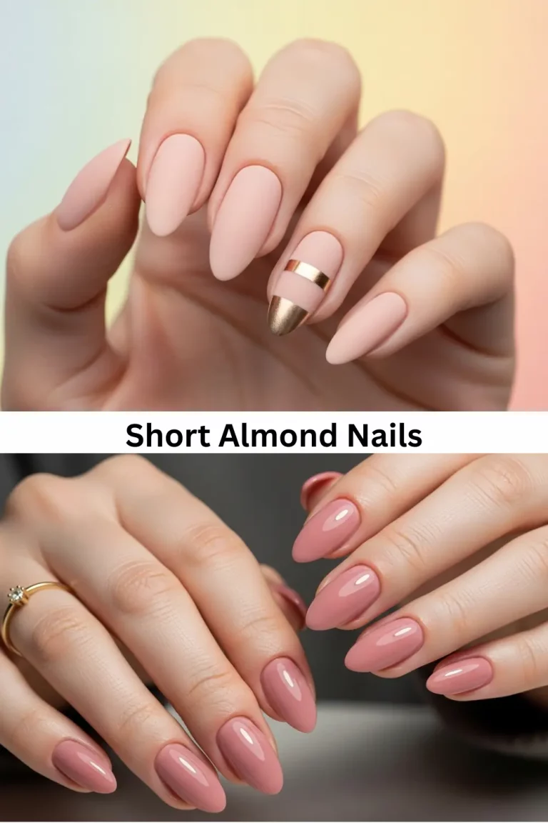 Short Almond Nails: Elegant, Practical, and On Trend 3 short almond nails