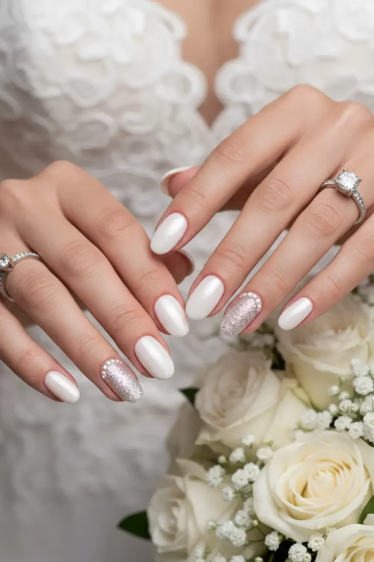 White Nails 2025: Elegant, Fresh, and Versatile Nail Designs 11 white nails